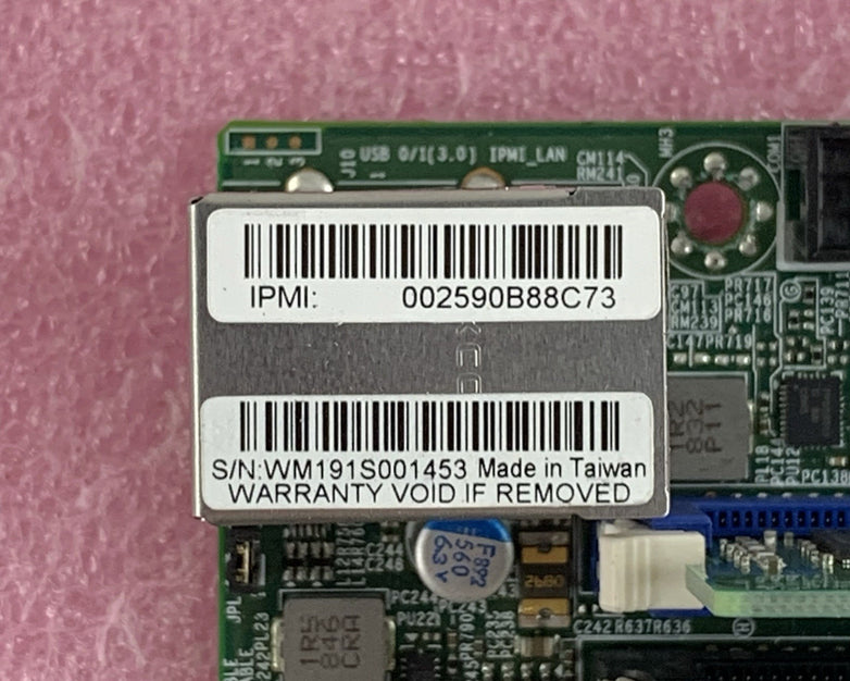 Supermicro X10SDV-6C-TLN4F Mini-ITX Xeon D-1528 1.9 GHz 32 GB Ram