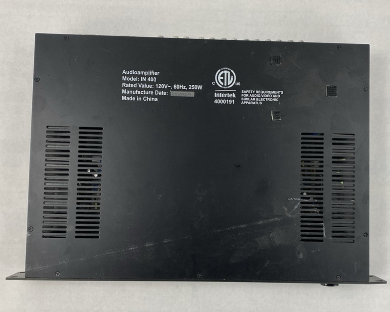 Australian Monitor IN400 Audio Amplifier Tested