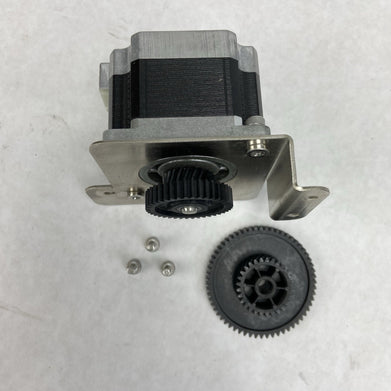 Zebra ZT230 Printer Stepper Drive Motor and Gear P/N P1043859 ZT 200 Series