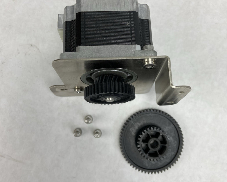 Zebra ZT230 Printer Stepper Drive Motor and Gear P/N P1043859 ZT 200 Series