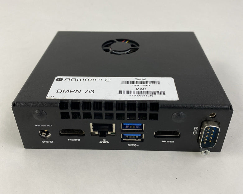 Nowmicro DMPN-7i3 Micro Intel Core i3-7100U 2.4GHz 4GB RAM No AC/HDD/OS