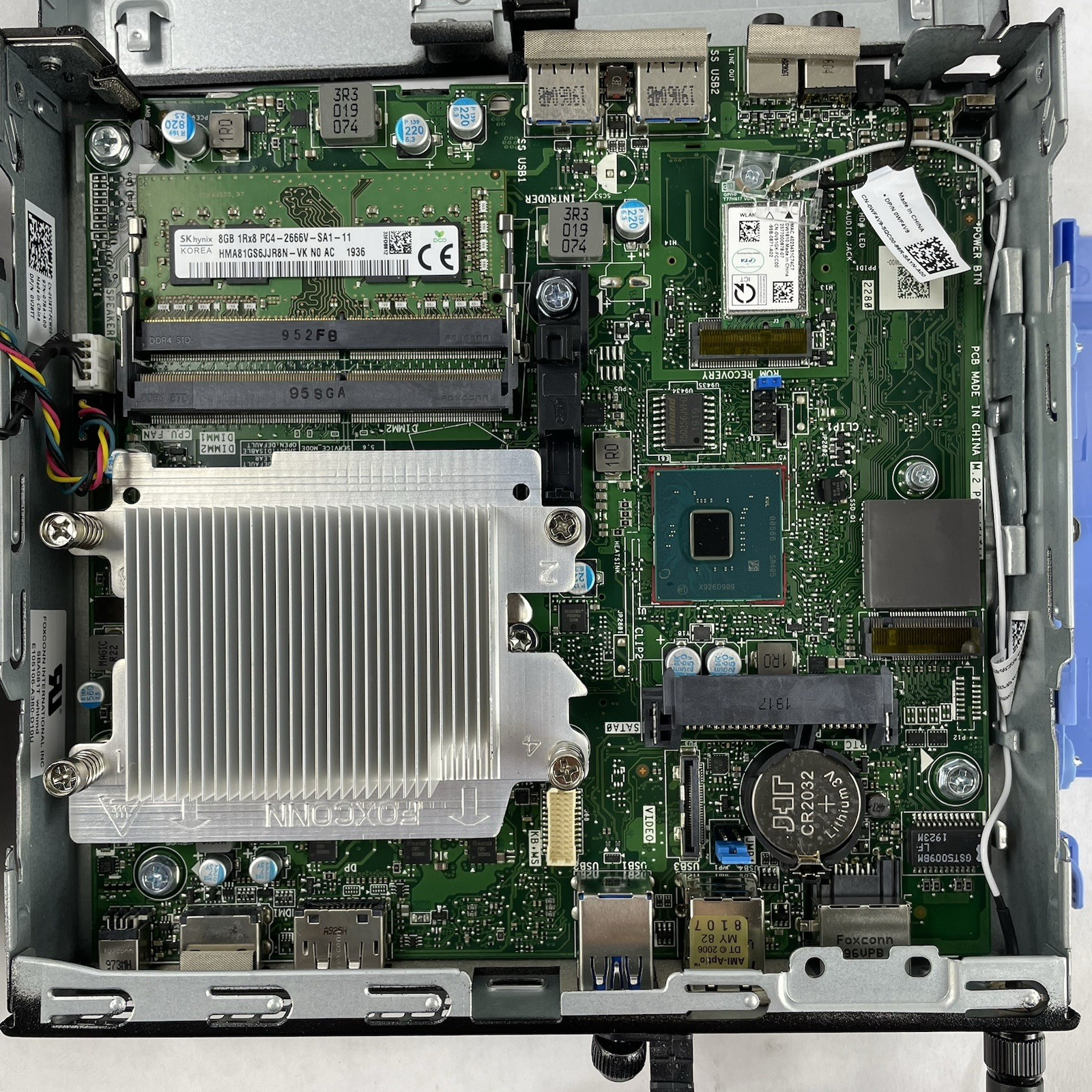 Dell Optiplex 3070 Micro i5-9500T 2.20 GHz 8 GB RAM No W/AC SSD/OS14