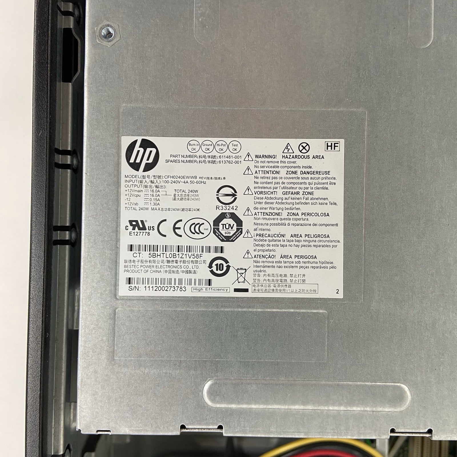 HP Compaq 8000 Elite SFF Intel Core 2 Duo E7600 3.06GHz 4GB RAM No HDD No OS10