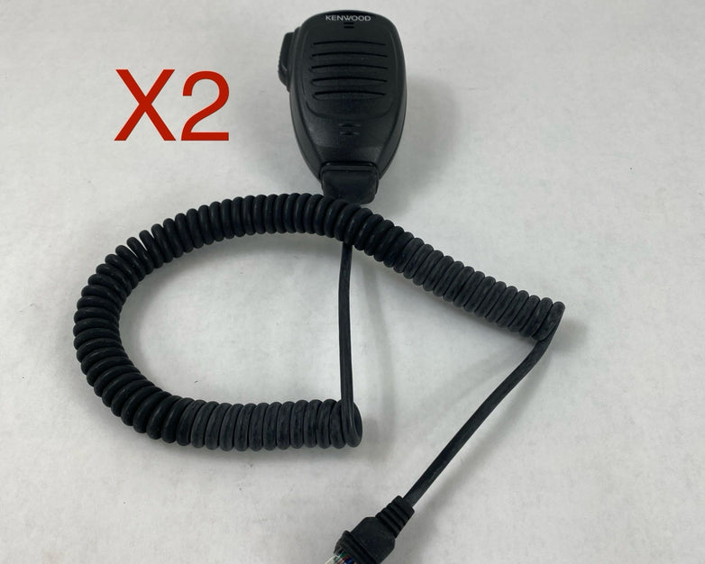 Kenwood KMC-35 Two Way Radio Microphone Lot of 2.