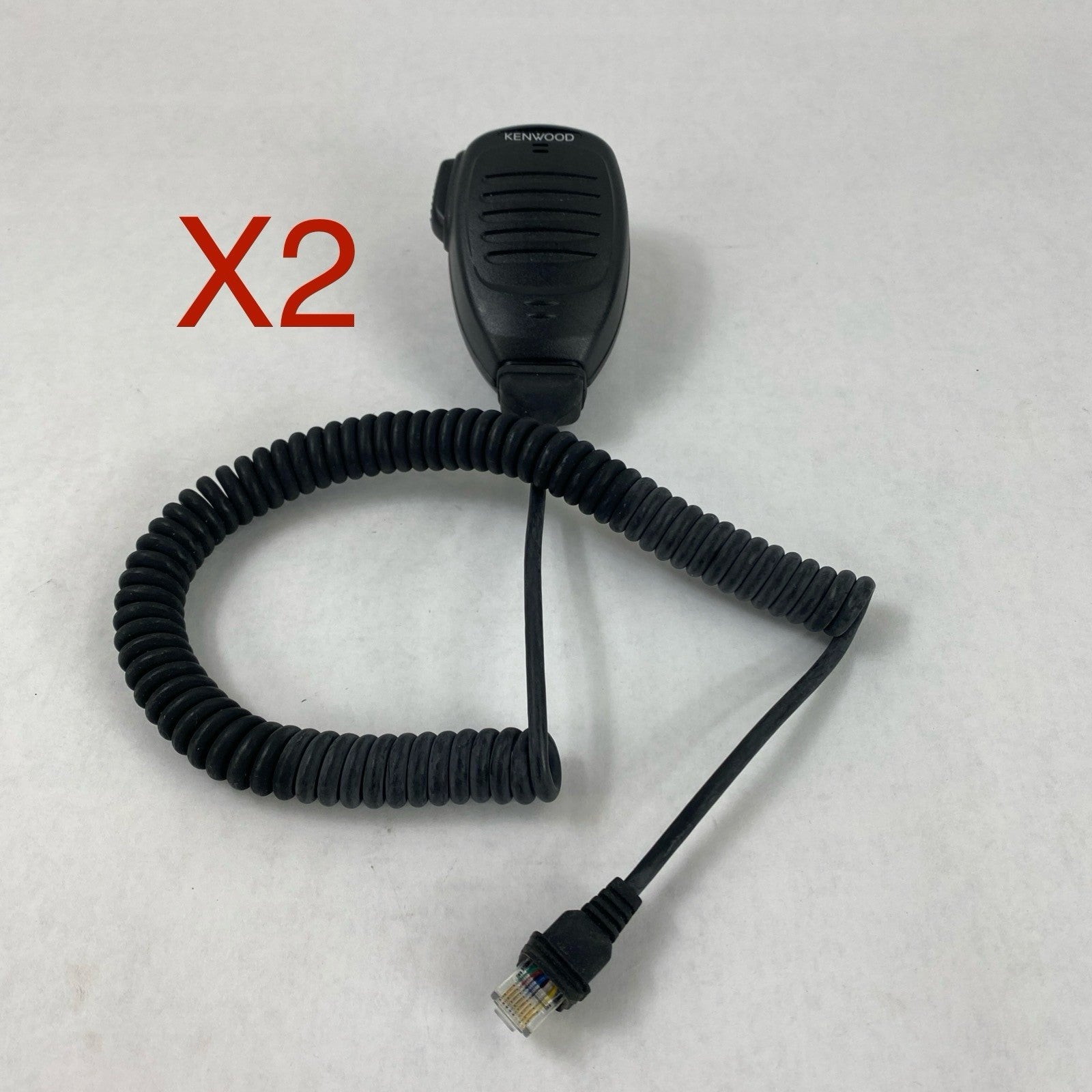 Kenwood KMC-35 Two Way Radio Microphone Lot of 2.0