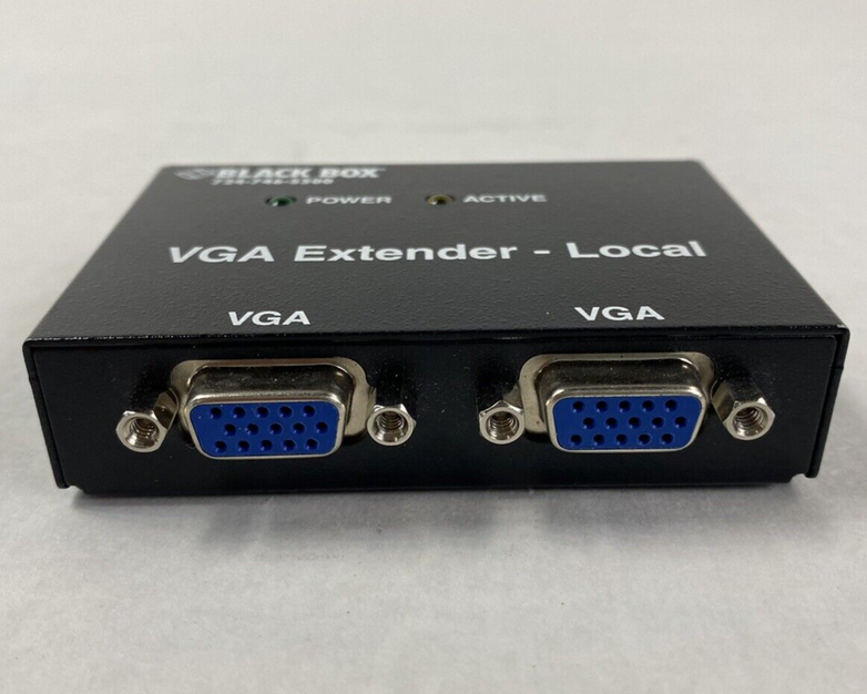 Lot of 2 Black Box 724-746-5500 VGA Extender Local Untested