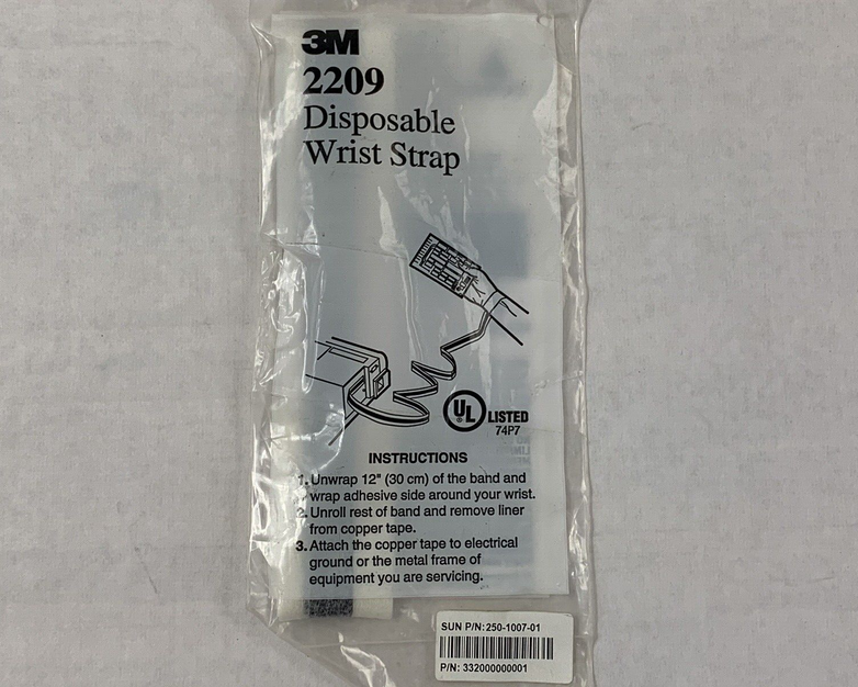 SUN 250-1007-01 Brand 3M 2209 Static Protection Wrist Grounder Lot of (6)