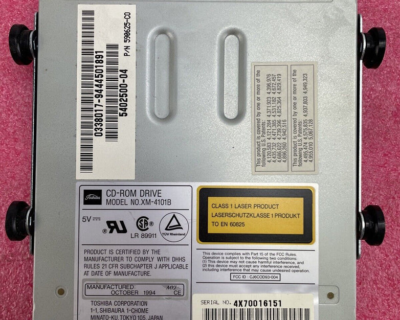 Toshiba (XM-4101B) 50-PIN SCSI 4X CD-ROM DRIVE