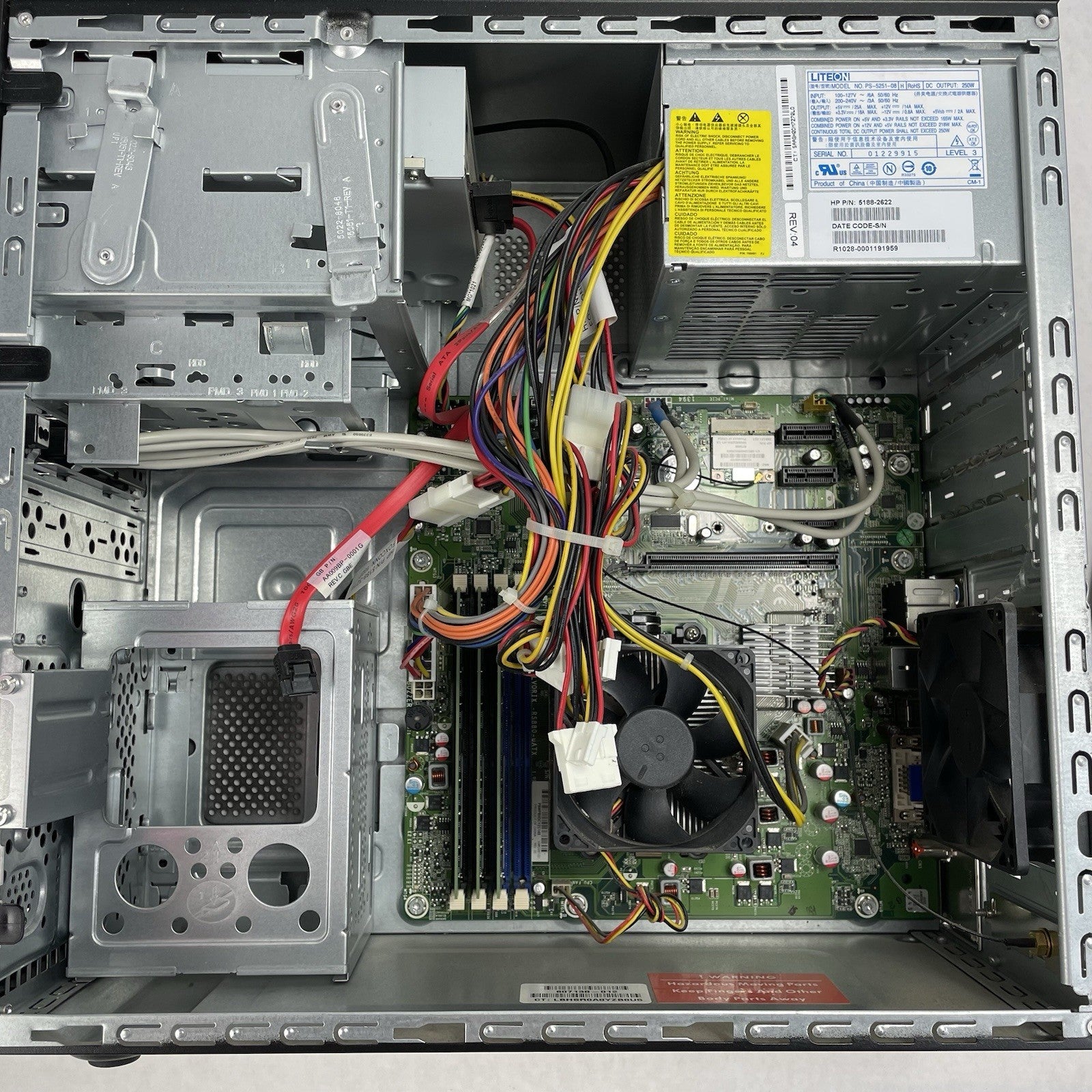 HP Pavilion P6000 MT AMD Athlon 2 x4 820 2.80 GHz 6 GB RAM No HDD No OS