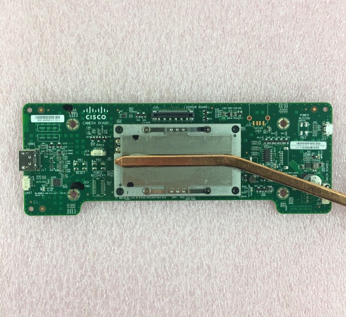 Cisco Spark Board 70 AA70WW Camera Board 800-46858-01 / 73-10165-02