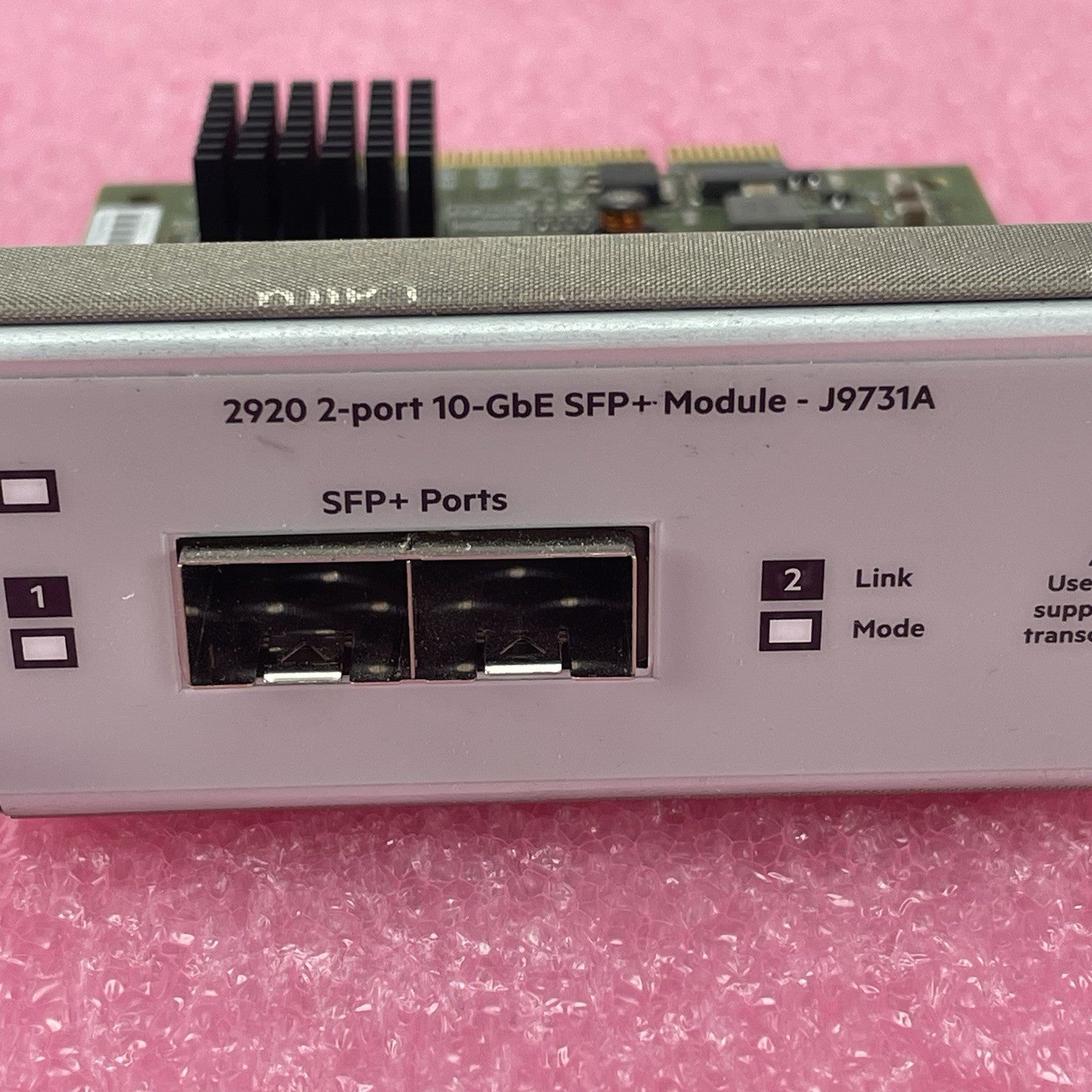 HP J9731A 2920 2 Port 10GbE SFP Module Tested & Reset Black2