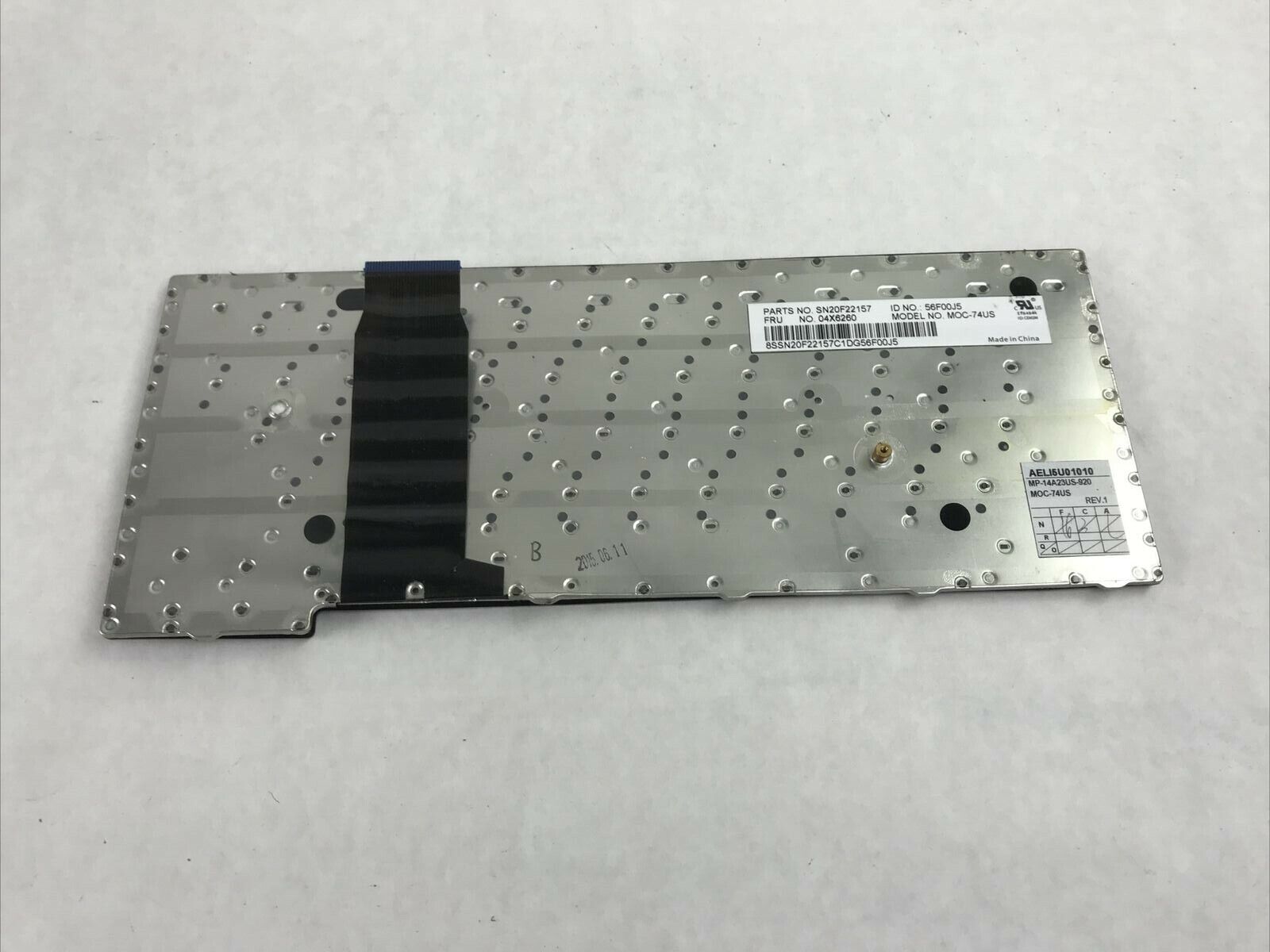 Lenovo Chromebook MOC-74US Keyboard 04X6260