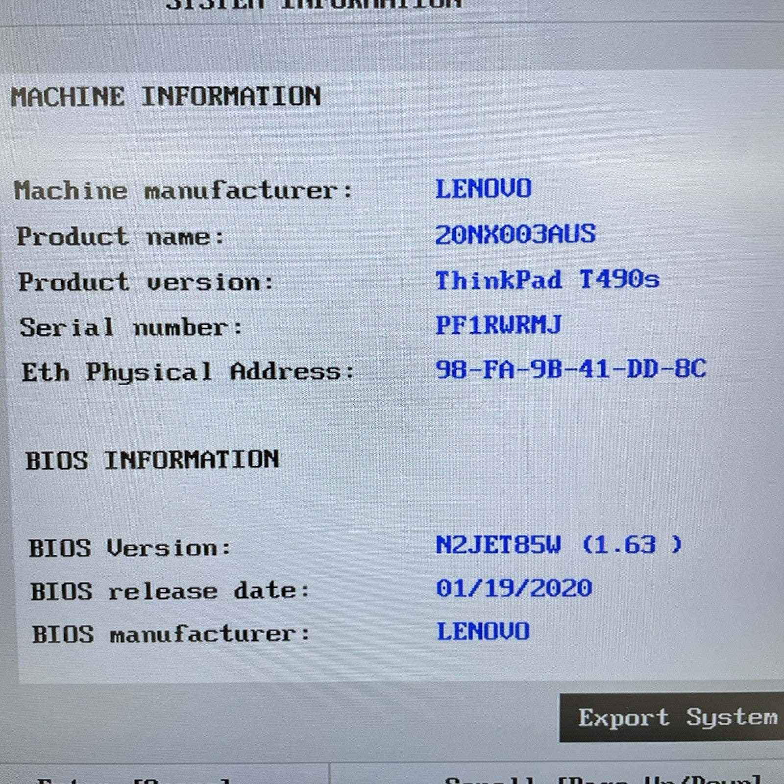 Lenovo ThinkPad T490s 14" i5-8365U 1.60 GHz 8 GB RAM No SSD/OS/AC - Logo2