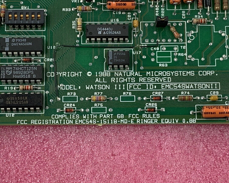 Natural Microsystems Corp Watson III VBX ISA Card