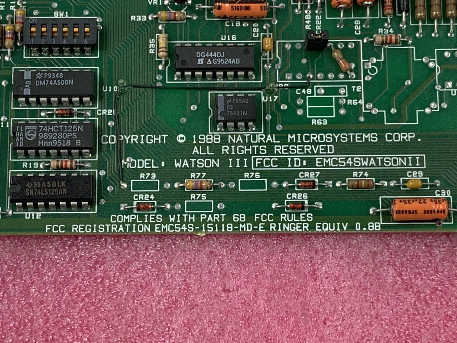 Natural Microsystems Corp Watson III VBX ISA Card