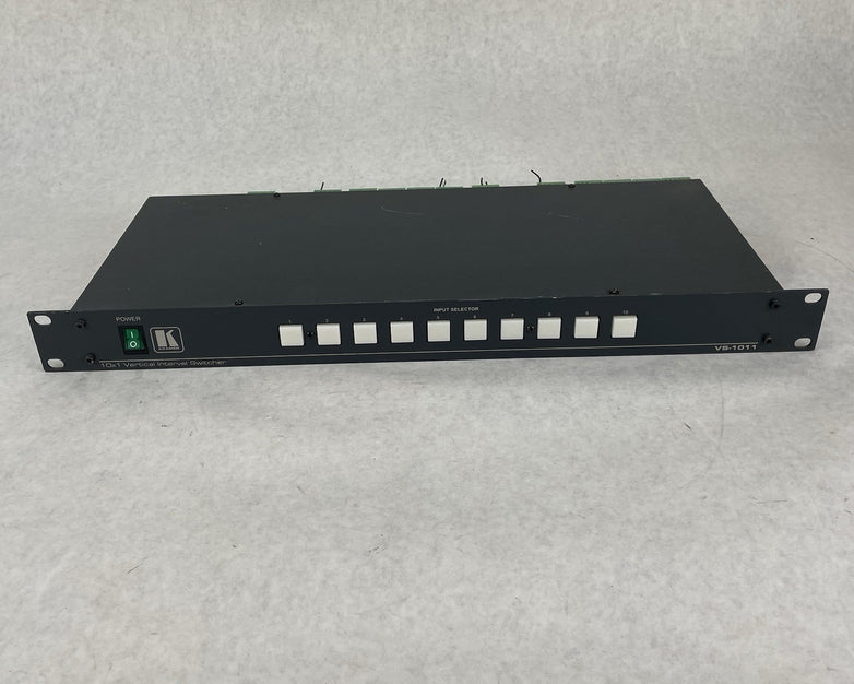 Kramer 10X1 Vertical Interval Composite Video & Balanced Stereo Switcher VS-1011