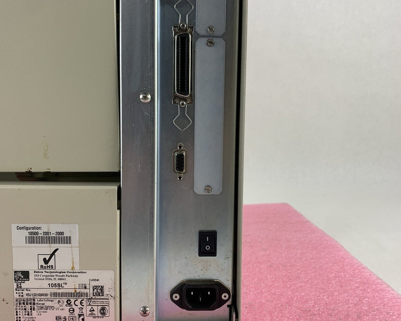 Zebra 105SL 10500-2001-2000 203DPI Thermal Label Printer LP/TLP - Missing Foot