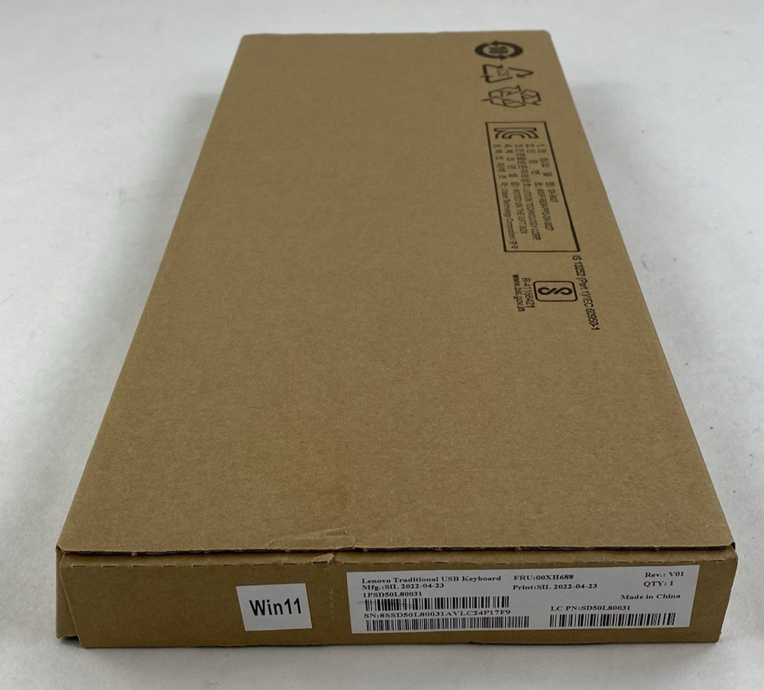 Lenovo SK-8827 USB Wired Keyboard Lot of 2