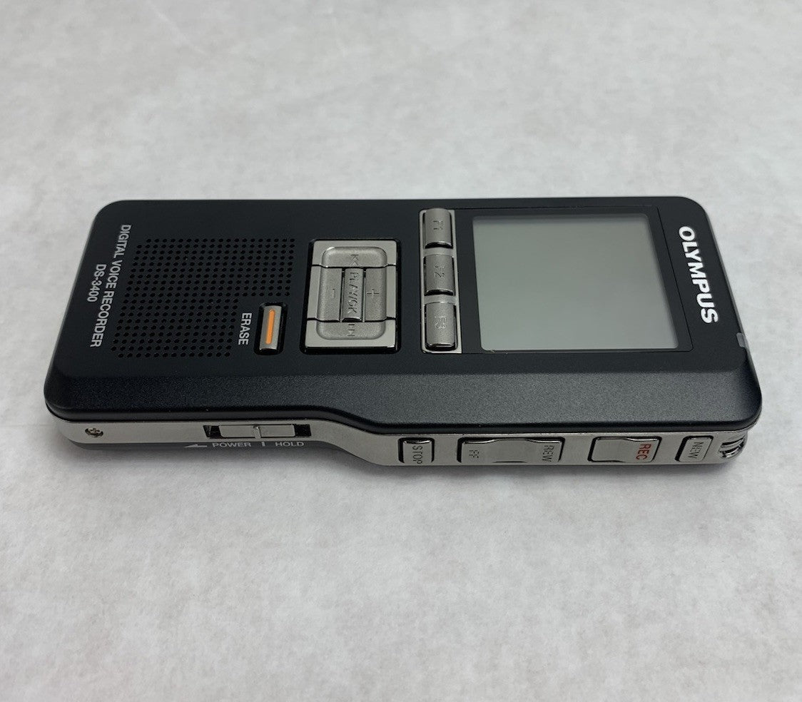Olympus DS-3400 Digital Voice Recorder w/ Sleeve - Tested3
