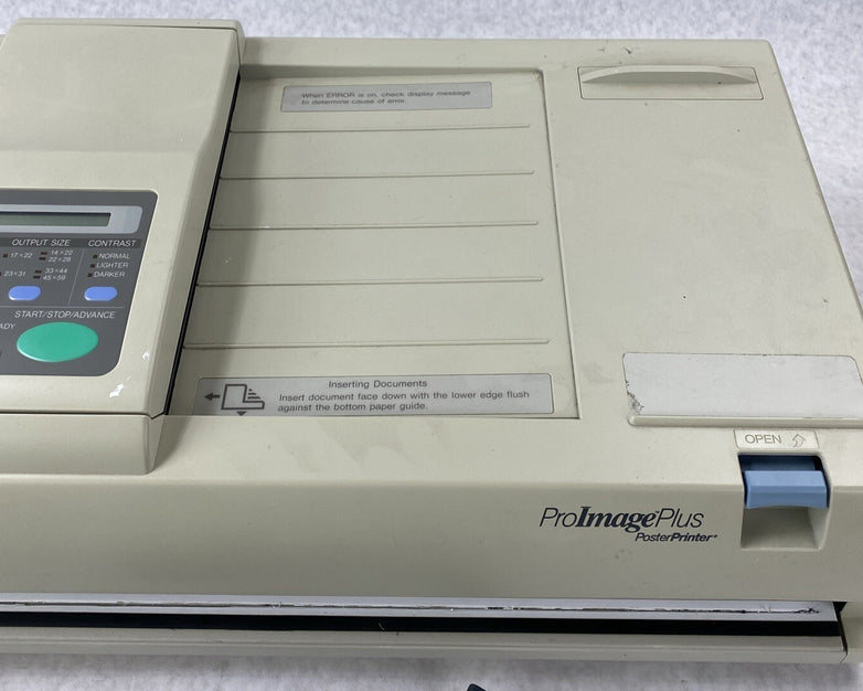 Varitronics ProImage Plus Poster Printer UNTESTED