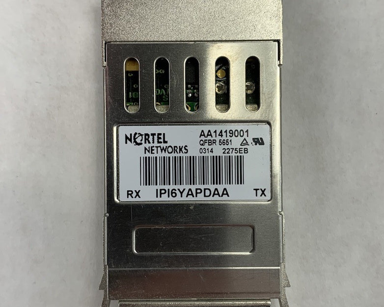 Nortel Networks AA1419001 1000 BASE-SX 850nm LASER PROD Transceiver (Lot of 5)