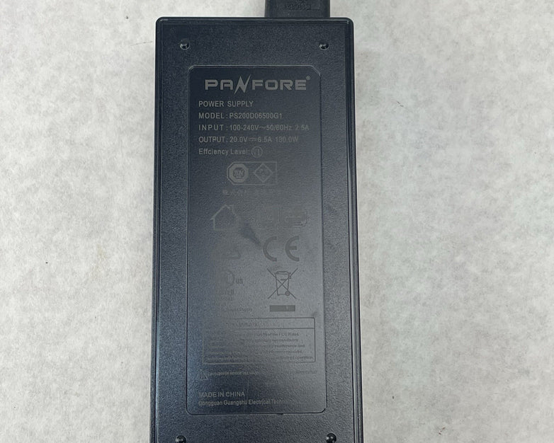 Panfore 20V 6.5A 130W AC Adapter Power Supply PS200D06500G1 Lot of 5