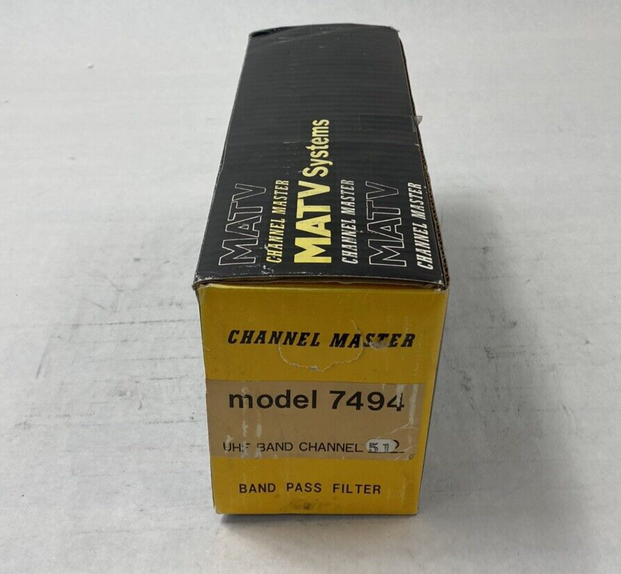 Channel Master MATV Systems Model 7494 Band Pass Filter UHF Band Channel 51