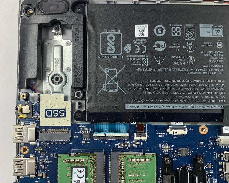 Dell Inspiron P75F Laptop 15.6" i7-8550U 1.8 GHz 12 GB Ram No OS No HDD No AC