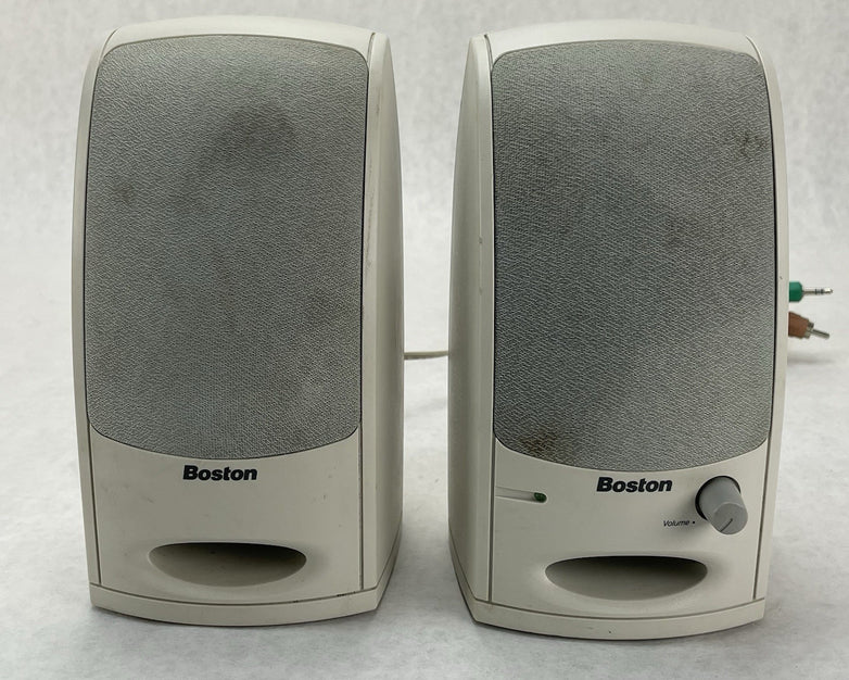 Boston Acoustics BA265 Powered Computer Speakers Multimedia System Beige