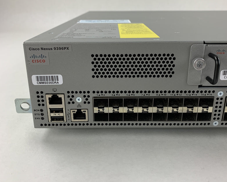 Cisco Nexus  N9K-C9396PX 48 Port 10 Gigabit SFP+ Switch 1x N9K-M12PQ Tested