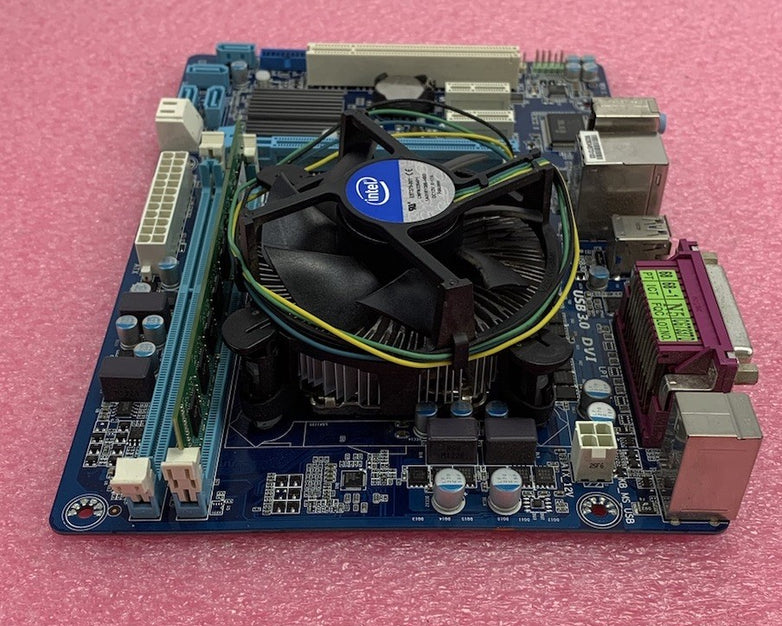 Gigabyte GA-B75M-D3V Motherboard Intel Core i3-3220 3.3GHz 8GB RAM No Shield