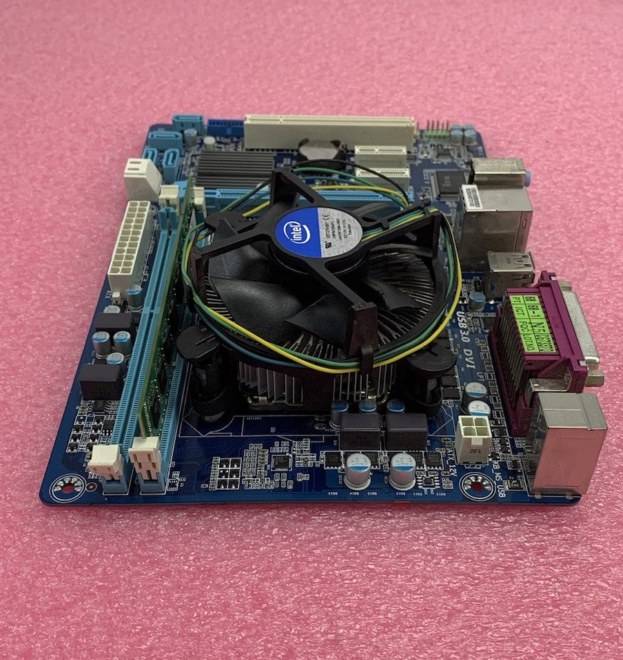 Gigabyte GA-B75M-D3V Motherboard Intel Core i3-3220 3.3GHz 8GB RAM No Shield