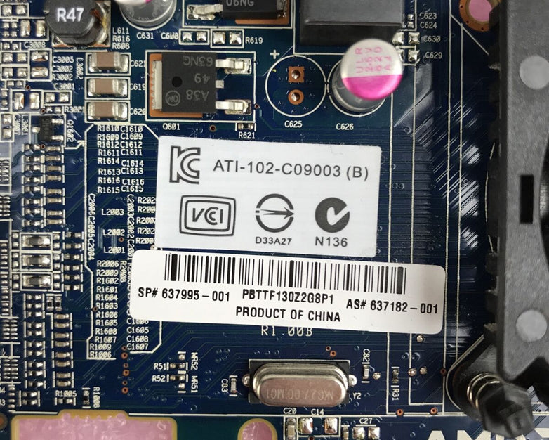 AMD Radeon ATI-102-C09003 B 512MB  PCI Express Video Card Low Profile (Lot of 5)