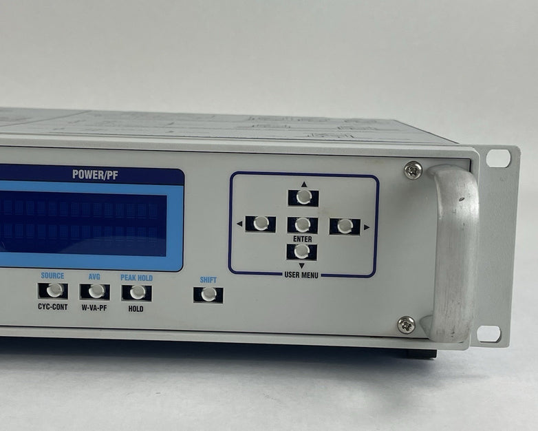 Magtrol 6530 3-Phase Power Analyzer Power Tested For Parts Missing Buttons