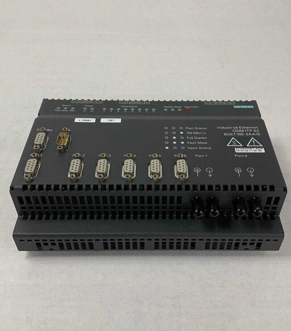 Siemens SIMATIC 6GK1105-2AA10 Industrial Optical Switch Module OSM ITP 62