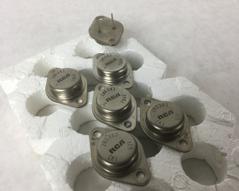 Genuine RCA Transistor  2N6383   Lot of 6   NOS