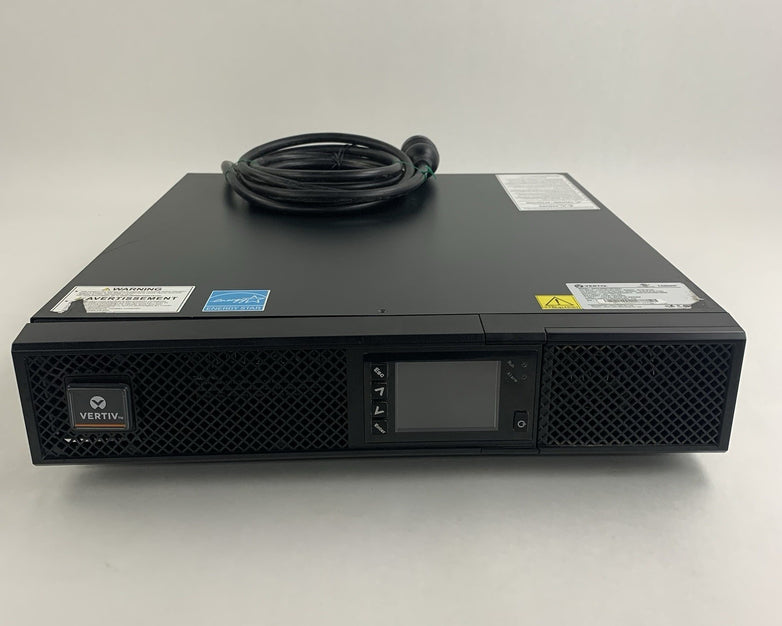 Liebert Vertiv GXT5-2000LVRT2UXL 2000VA 1800W 125V Rack UPS Tested Bad Screen
