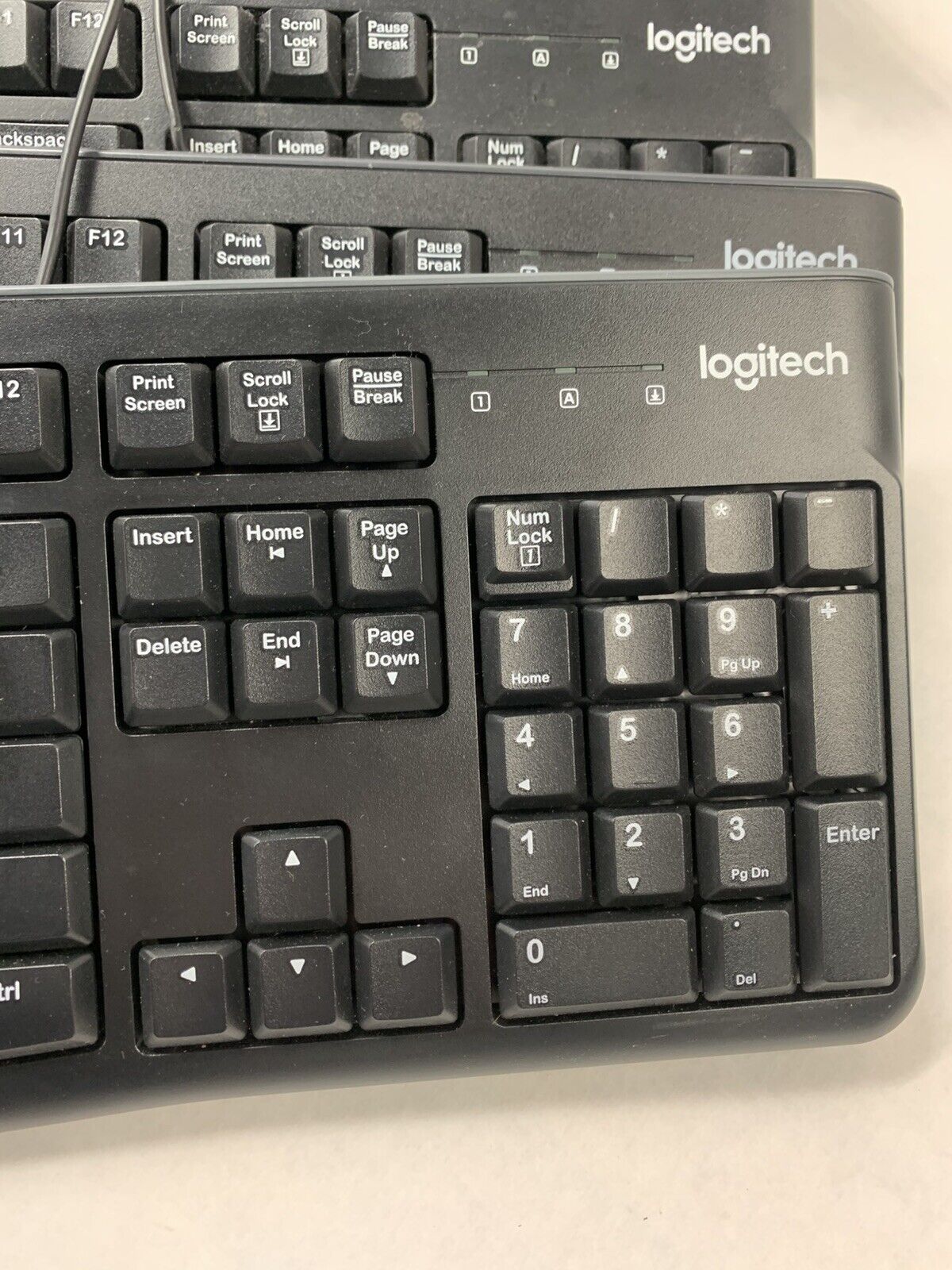 Lot of 12 Logitech K120 Y-U0009 Wired Keyboard