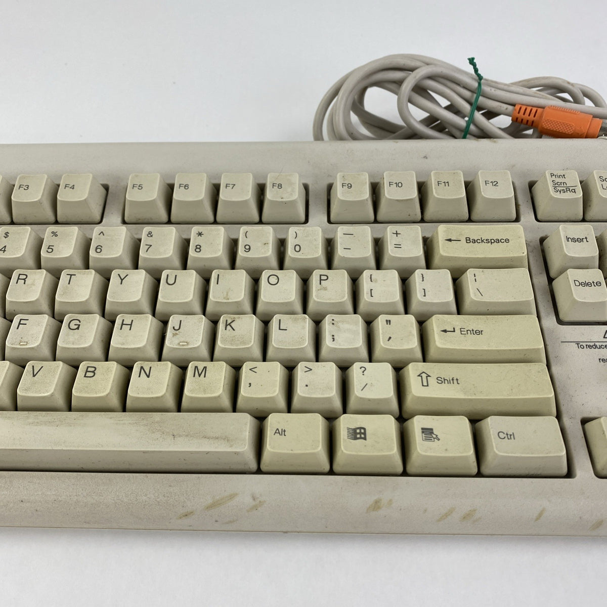 Compaq KB-3923 5V 18"L 7"W 6 Pin Keyboard - Tested 4