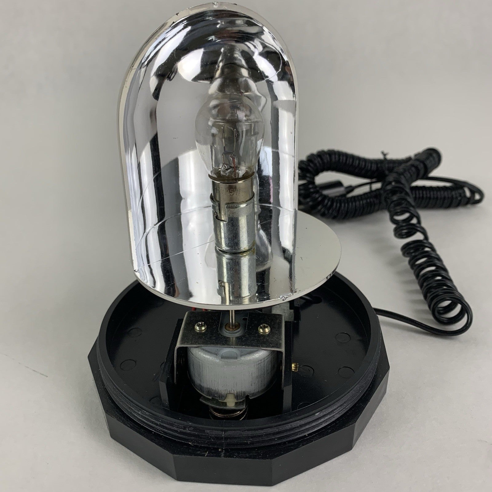 Orange Strobe Beacon Magnetic Base Tested Works Vintage5