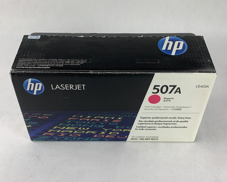 HP LaserJet 507A CE403A Magenta Print Cartridge Exp. June 2014 - Open Box