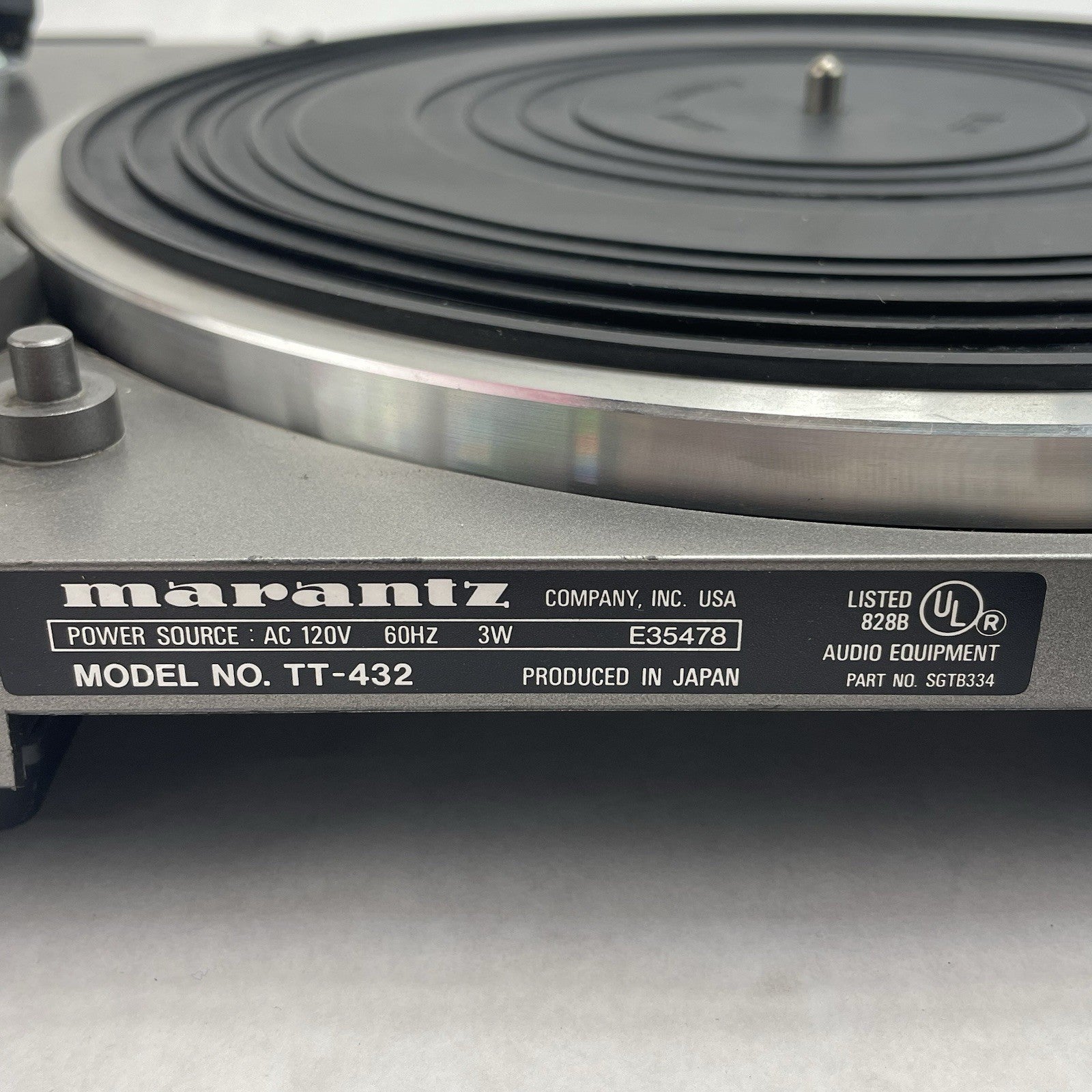 Marantz TT-432 Turntable Broken Arm For Parts10