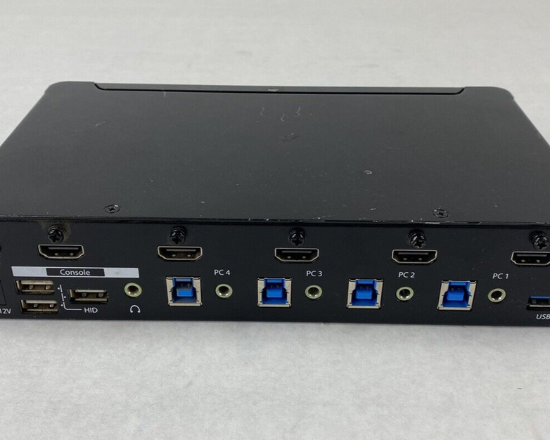 StarTech SV431HDU3A2 Rev 2 4-Port HDMI KVM Switch with USB 3.0 Hub