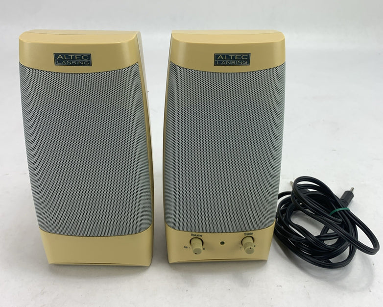 Altec Lansing GCS100 Multimedia Computer Speaker System - No DC Adapter - Tested