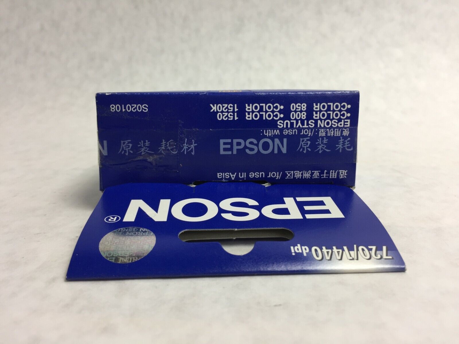 Epson Black Ink Cartridge S020108 (Lot of 3)