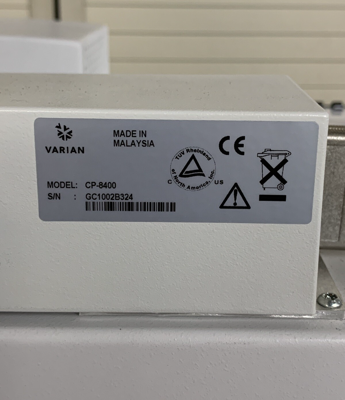 Bruker 430-GC Gas Chromatograph w/ Varian CP8400 Autosampler Powers Tested