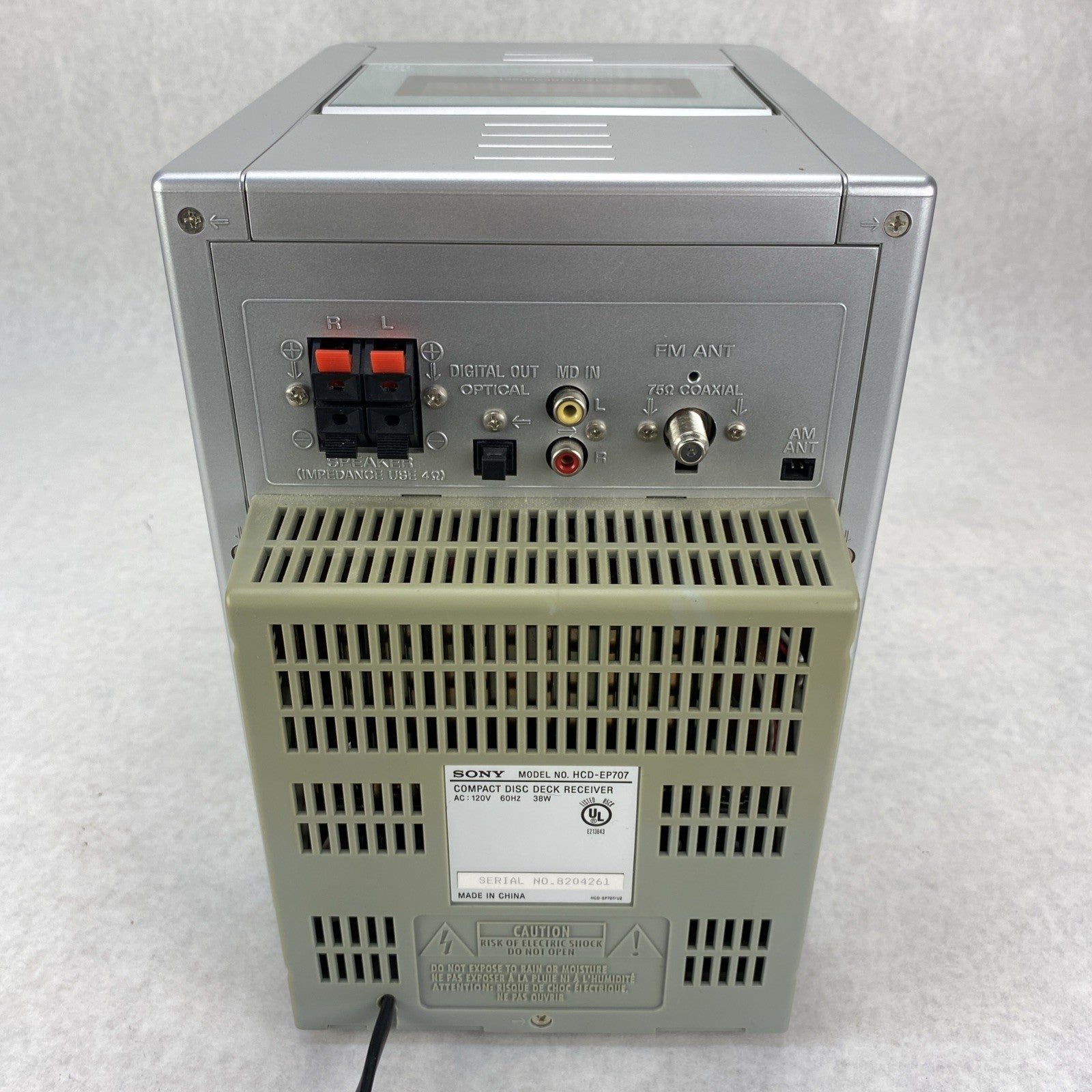 Sony CMT-EP707 Hi-Fi CD Changer And Tape Deck With Speakers - Parts or Repair9