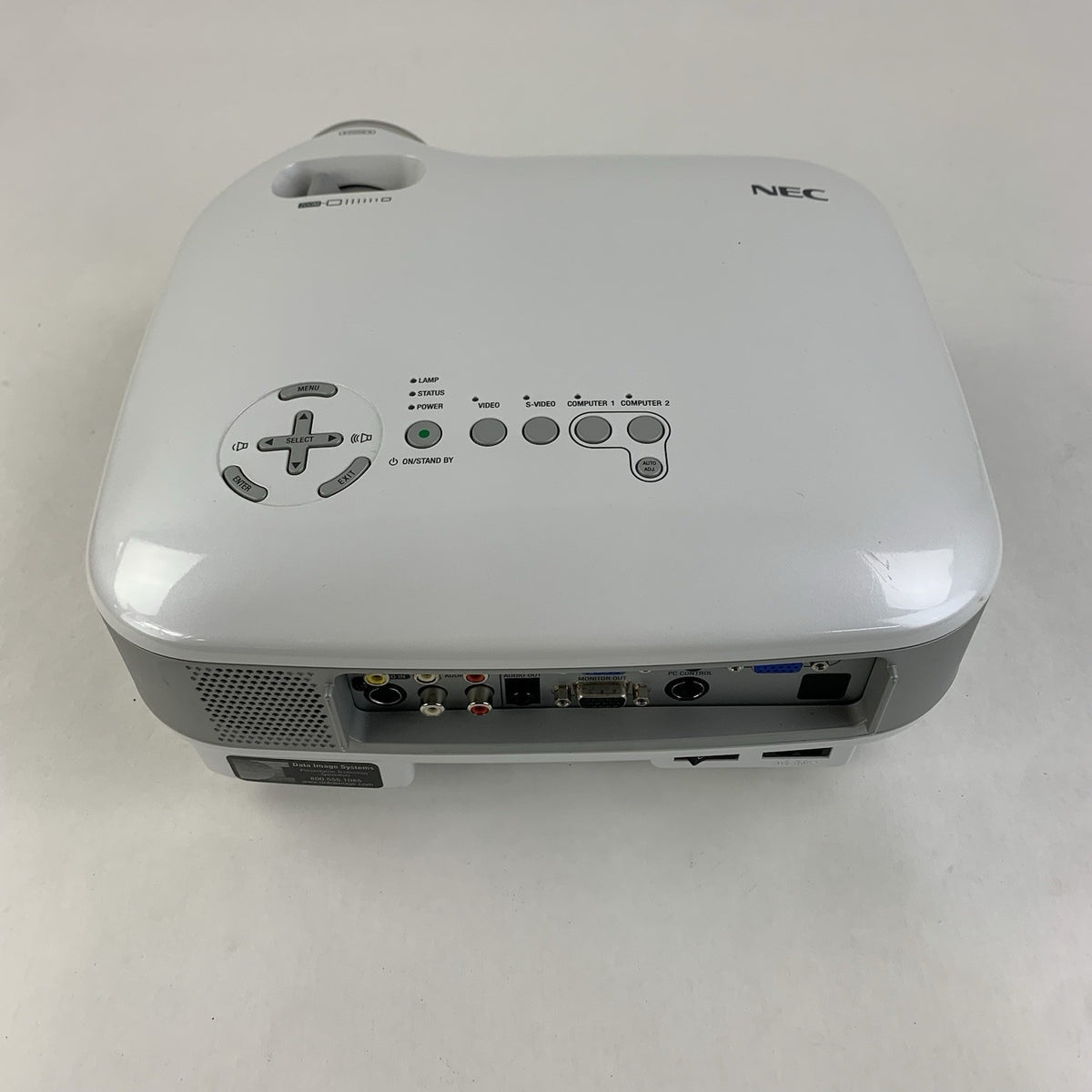 NEC VT670 LCD Projector - No Remote - 312 Lamp Hours4