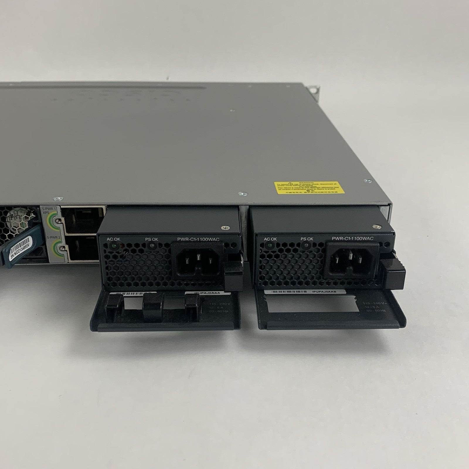 Cisco Catalyst WS-C3850-48U-S V07 48 Port Switch Tested w/C3850-NM-2-10G 2x PSUs6