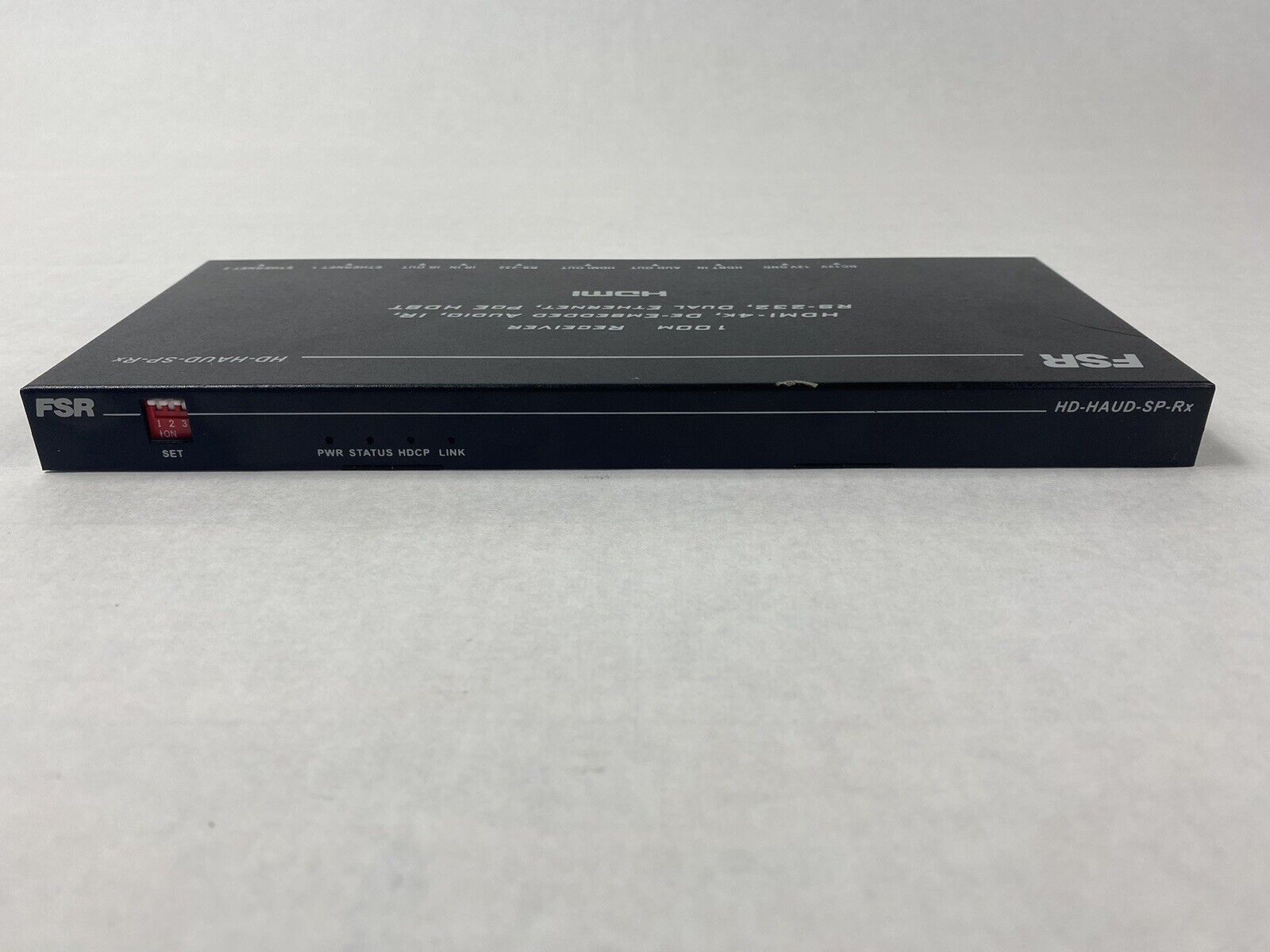 FSR HD-HAUD-SP-Rx 100M Receiver HDMI-4K De-Embedded Audio Untested